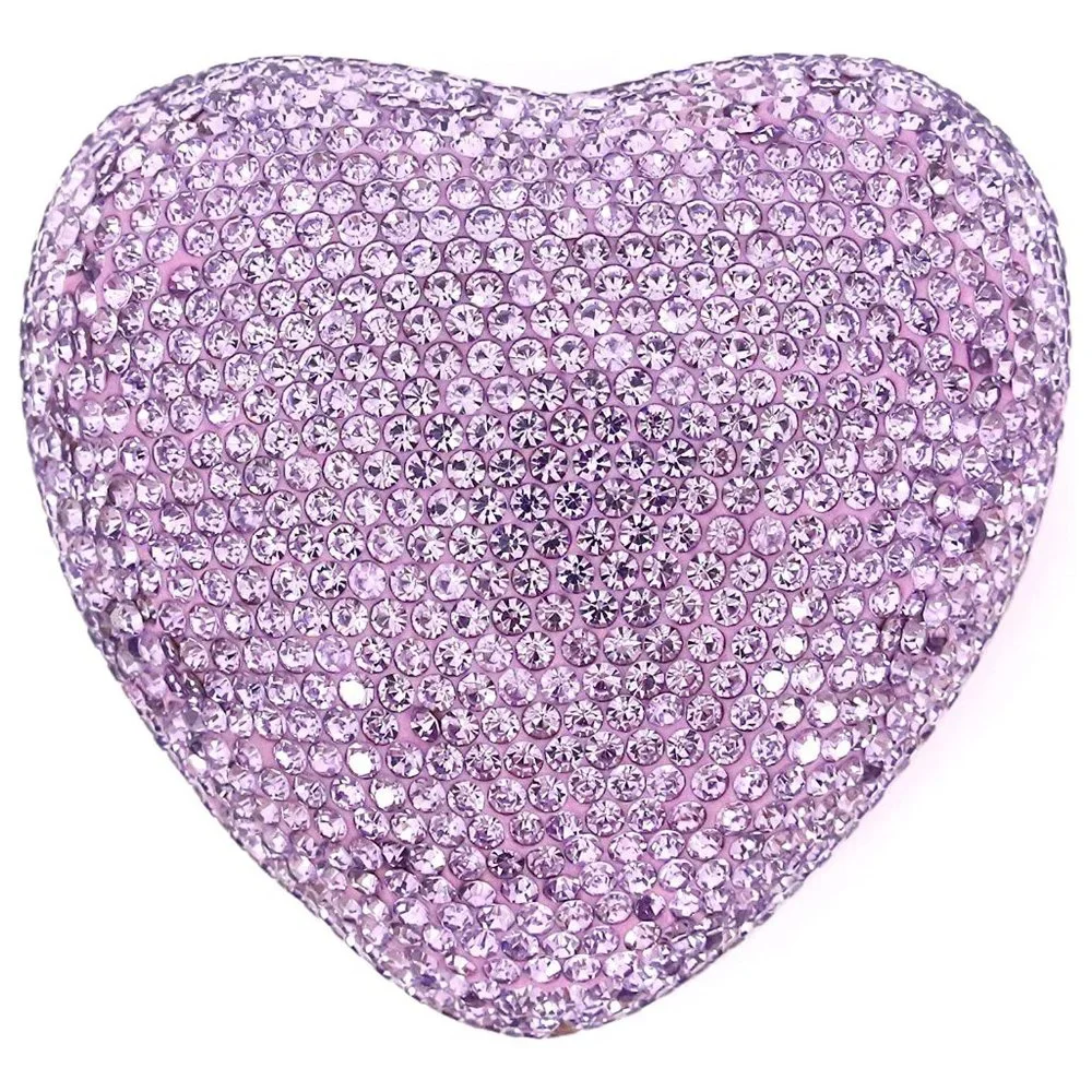 NEW Sparkling Swarovski Crystal Rhinestone Heart Bling Jewelry Ring Box …